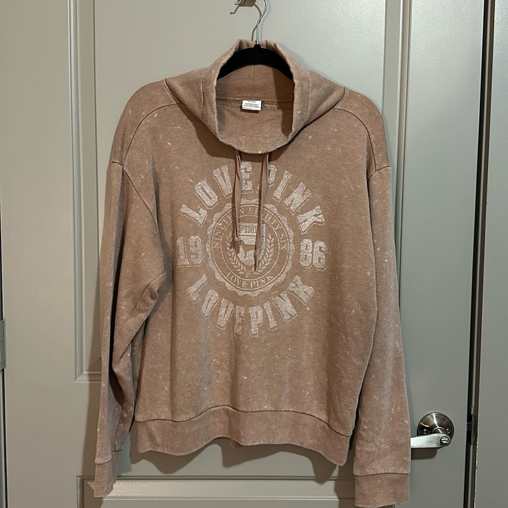 PINK Victoria’s Secret Everyday Lounge Cowl Neck Pullover